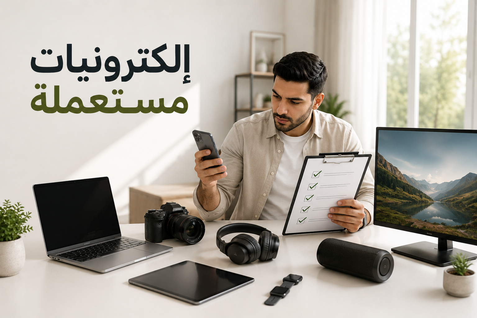 كيف تشتري إلكترونيات مستعملة بأمان في السعودية — دليل شامل للمشتري الذكي